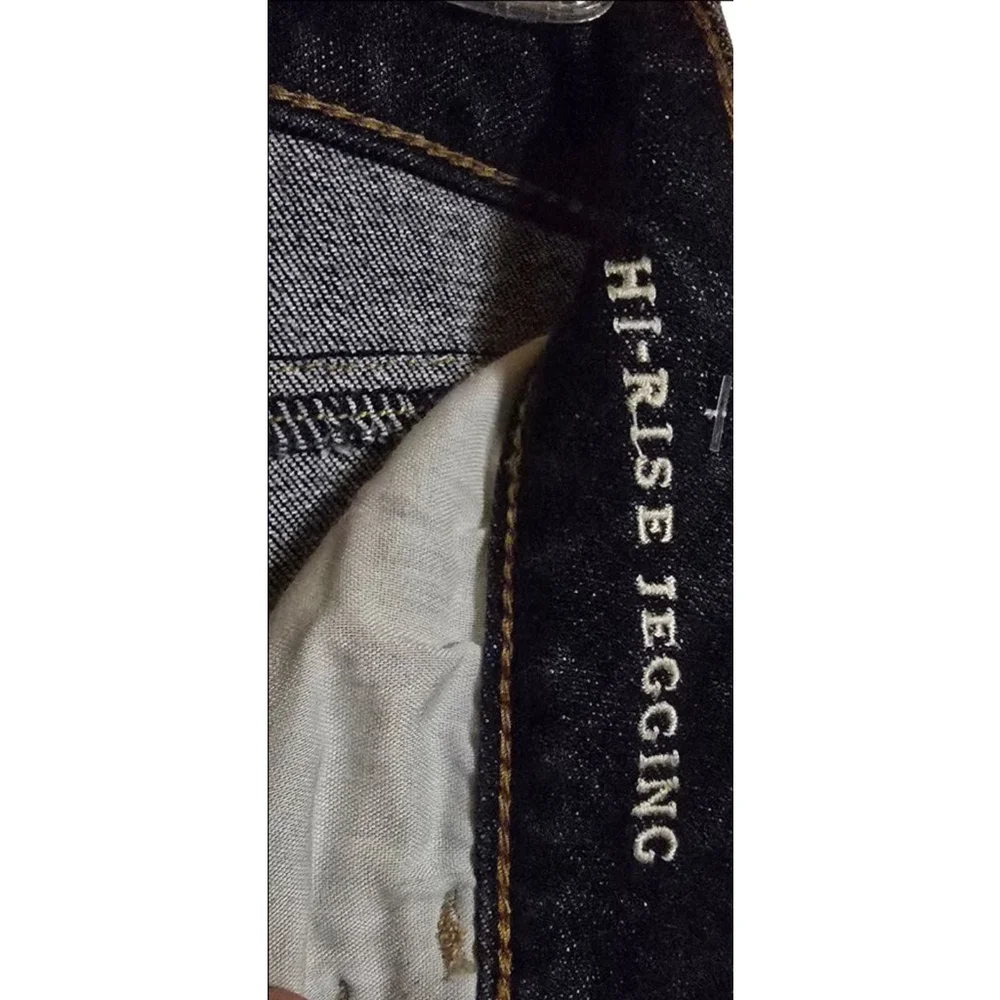Women's American Eagle Jeans 4 Short Hi-Rise Jegging Super Super Stretch X Star - Picture 6 of 10
